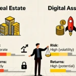 real estate vs digital assets graph